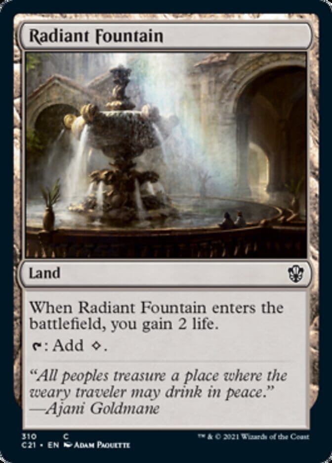 Radiant Fountain [Commander 2021] MTG Single Magic: The Gathering  | Multizone: Comics And Games