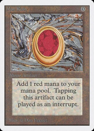 Mox Ruby [Unlimited Edition] MTG Single Magic: The Gathering  | Multizone: Comics And Games