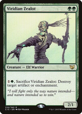 Viridian Zealot [Commander 2015] MTG Single Magic: The Gathering  | Multizone: Comics And Games
