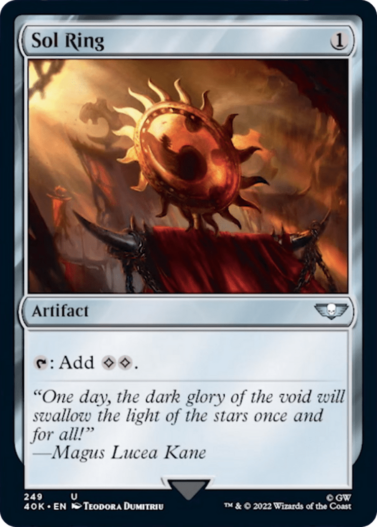 Sol Ring (249) [Universes Beyond: Warhammer 40,000] MTG Single Magic: The Gathering  | Multizone: Comics And Games