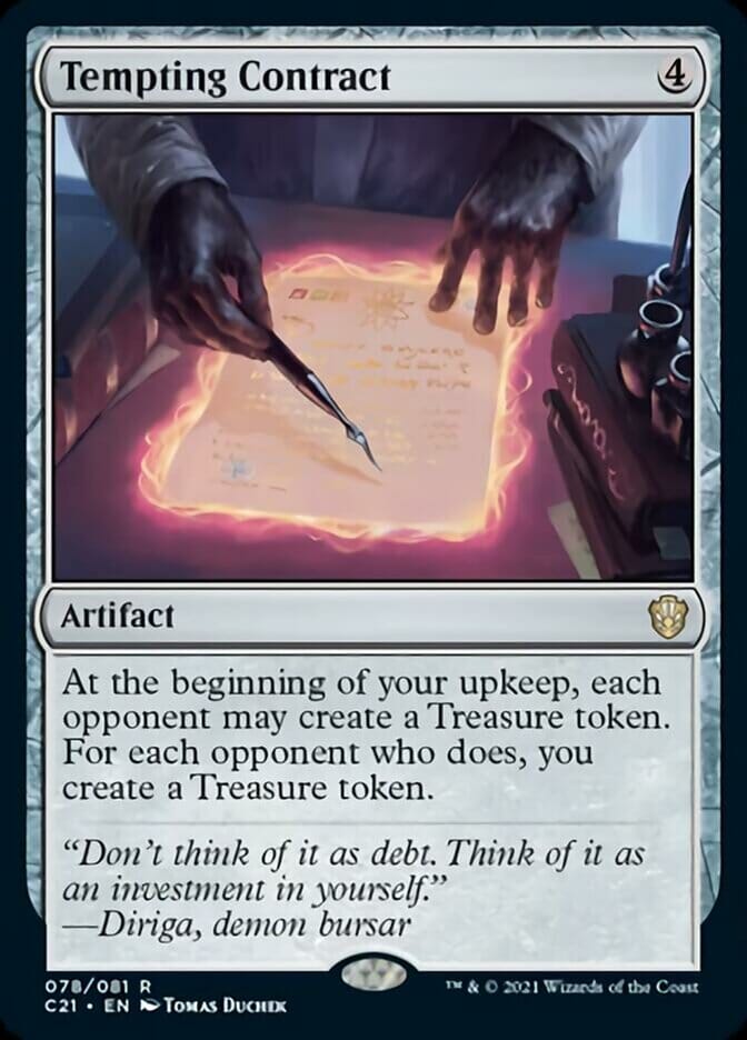 Tempting Contract [Commander 2021] MTG Single Magic: The Gathering  | Multizone: Comics And Games