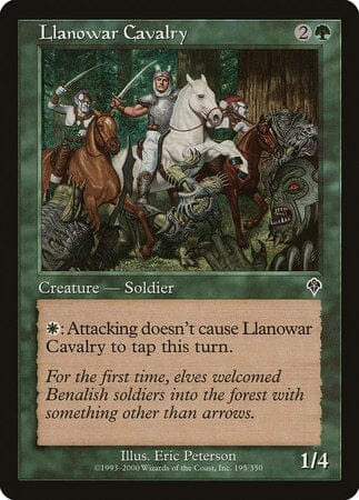 Llanowar Cavalry [Invasion] MTG Single Magic: The Gathering  | Multizone: Comics And Games