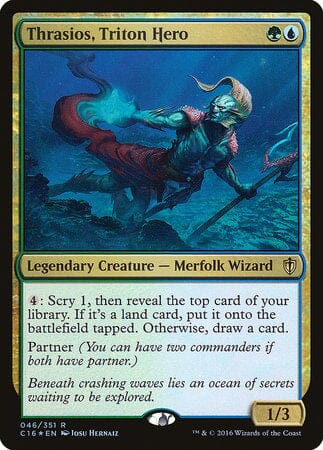 Thrasios, Triton Hero [Commander 2016] MTG Single Magic: The Gathering  | Multizone: Comics And Games