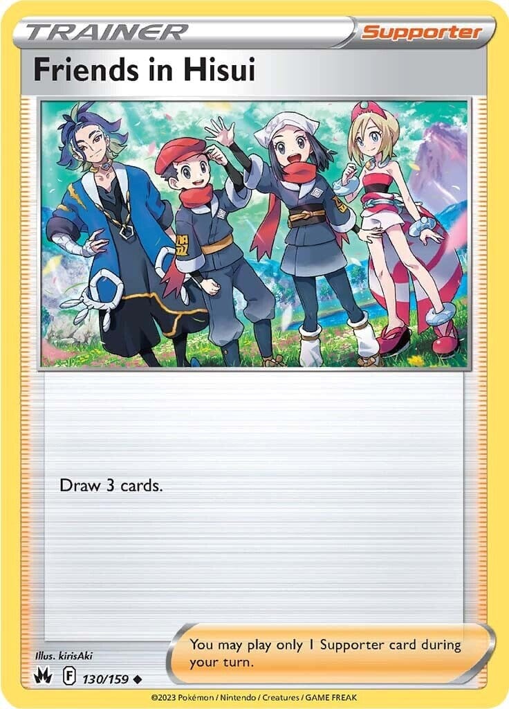 Friends in Hisui (130/159) [Sword & Shield: Crown Zenith] Pokemon Single Pokémon  | Multizone: Comics And Games