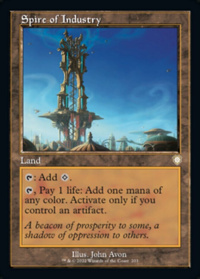 Spire of Industry (Retro) [The Brothers' War Commander] MTG Single Magic: The Gathering  | Multizone: Comics And Games