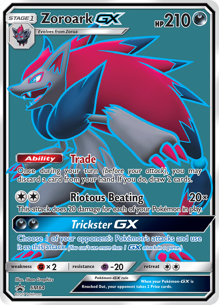 Zoroark GX (SM84) [Sun & Moon: Black Star Promos] Pokemon Single Pokémon  | Multizone: Comics And Games