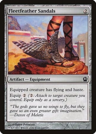 Fleetfeather Sandals [Theros] MTG Single Magic: The Gathering  | Multizone: Comics And Games