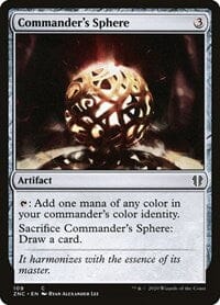 Commander's Sphere [Zendikar Rising Commander] MTG Single Magic: The Gathering  | Multizone: Comics And Games