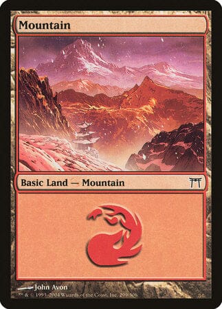 Mountain (299) [Champions of Kamigawa] MTG Single Magic: The Gathering  | Multizone: Comics And Games