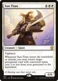 Sun Titan [Zendikar Rising Commander] MTG Single Magic: The Gathering  | Multizone: Comics And Games
