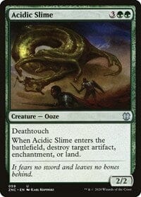 Acidic Slime [Zendikar Rising Commander] MTG Single Magic: The Gathering  | Multizone: Comics And Games