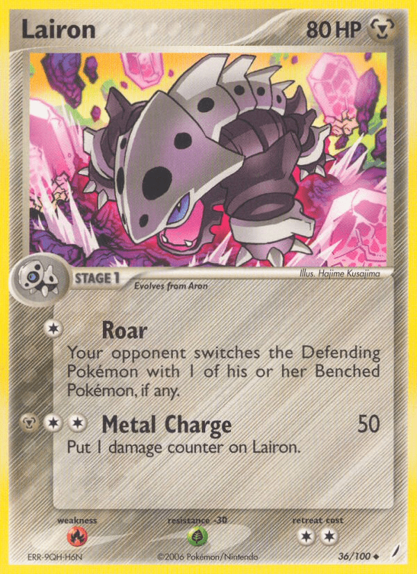 Lairon (36/100) [EX: Crystal Guardians] Pokemon Single Pokémon  | Multizone: Comics And Games