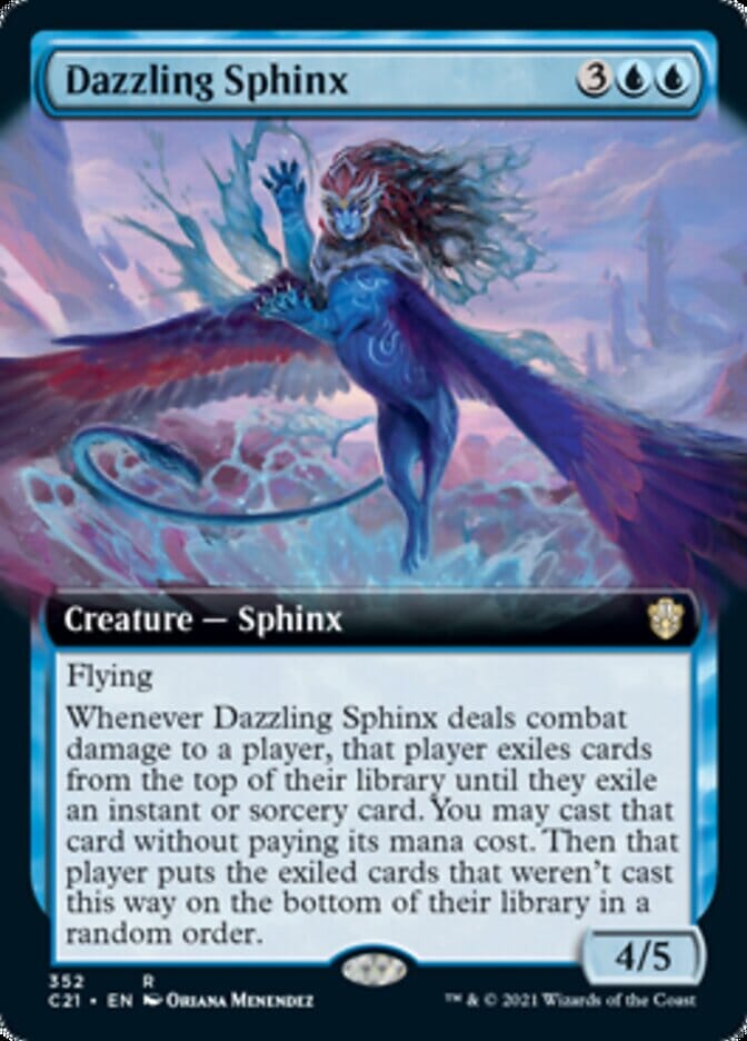 Dazzling Sphinx (Extended) [Commander 2021] MTG Single Magic: The Gathering  | Multizone: Comics And Games