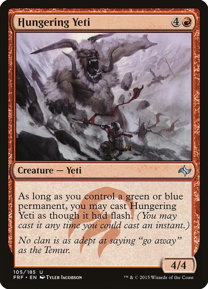 Hungering Yeti [Fate Reforged] MTG Single Magic: The Gathering  | Multizone: Comics And Games