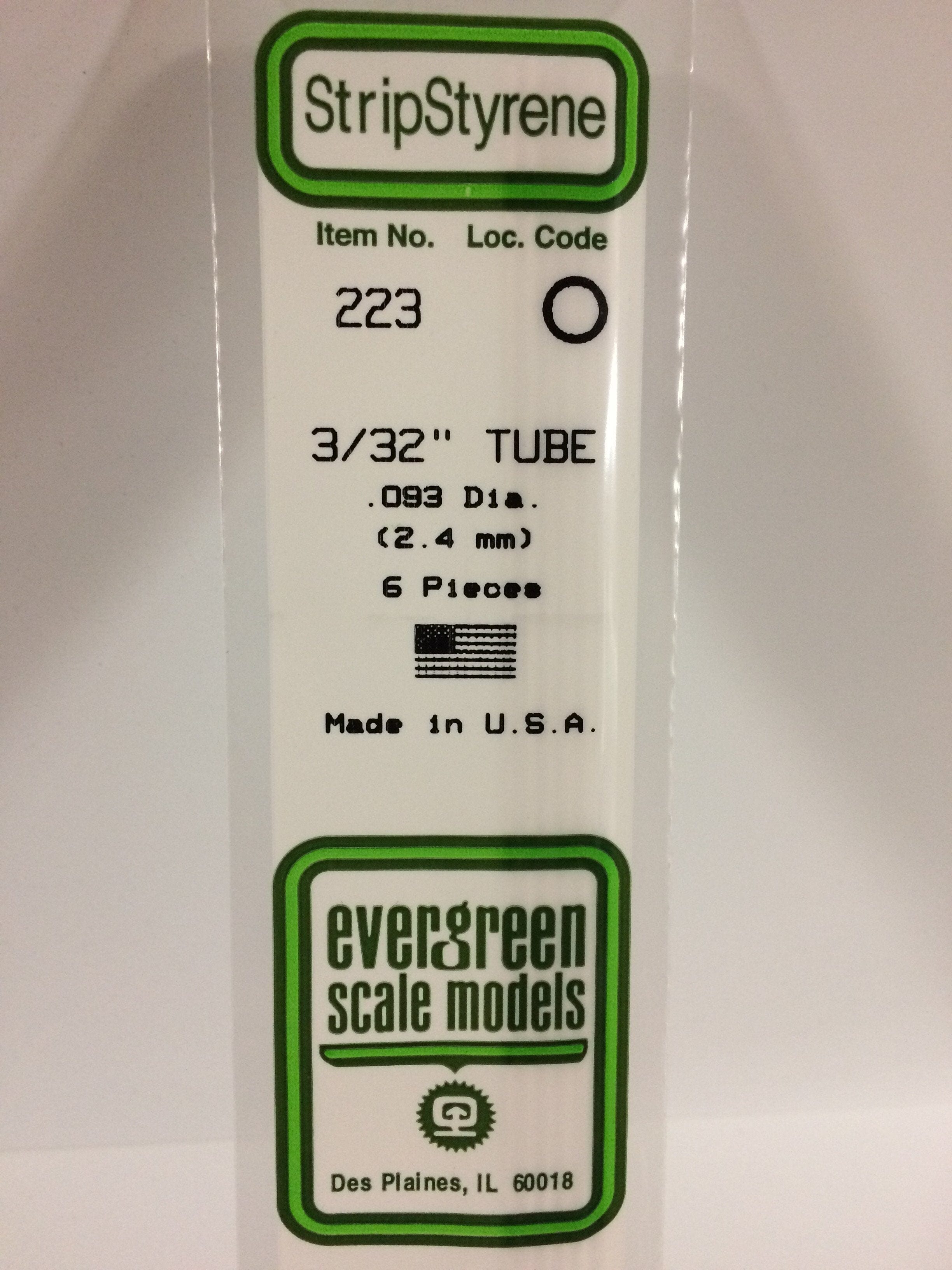 Evergreen Scale Models - 3/32" Tubes Paint/Terrain Multizone  | Multizone: Comics And Games