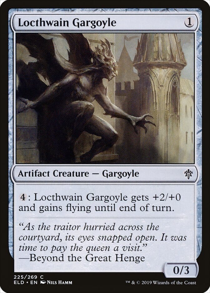 Locthwain Gargoyle [Throne of Eldraine] MTG Single Magic: The Gathering  | Multizone: Comics And Games