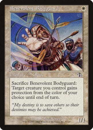 Benevolent Bodyguard [Judgment] MTG Single Magic: The Gathering  | Multizone: Comics And Games