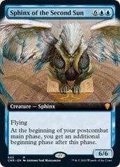 Sphinx of the Second Sun (Extended Art) [Commander Legends] MTG Single Magic: The Gathering  | Multizone: Comics And Games