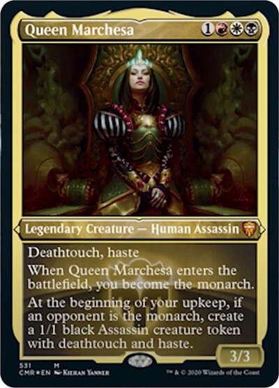 Queen Marchesa (Foil Etched) [Commander Legends] MTG Single Magic: The Gathering  | Multizone: Comics And Games