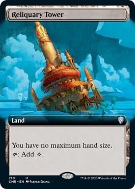 Reliquary Tower (Extended Art) [Commander Legends] MTG Single Magic: The Gathering  | Multizone: Comics And Games
