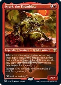 Krark, the Thumbless (Foil Etched) [Commander Legends] MTG Single Magic: The Gathering  | Multizone: Comics And Games