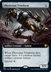 Phyrexian Triniform (Extended Art) [Commander Legends] MTG Single Magic: The Gathering  | Multizone: Comics And Games