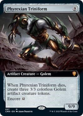 Phyrexian Triniform (Extended Art) [Commander Legends] MTG Single Magic: The Gathering  | Multizone: Comics And Games