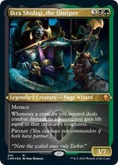 Ikra Shidiqi, the Usurper (Foil Etched) [Commander Legends] MTG Single Magic: The Gathering  | Multizone: Comics And Games