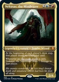 Nekusar, the Mindrazer (Foil Etched) [Commander Legends] MTG Single Magic: The Gathering  | Multizone: Comics And Games