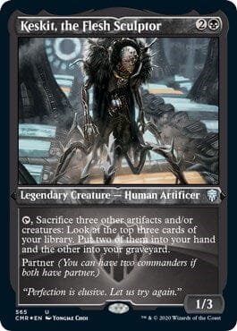 Keskit, the Flesh Sculptor (Foil Etched) [Commander Legends] MTG Single Magic: The Gathering  | Multizone: Comics And Games
