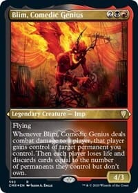 Blim, Comedic Genius (Foil Etched) [Commander Legends] MTG Single Magic: The Gathering  | Multizone: Comics And Games