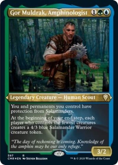 Gor Muldrak, Amphinologist (Foil Etched) [Commander Legends] MTG Single Magic: The Gathering  | Multizone: Comics And Games