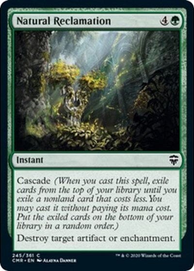 Natural Reclamation [Commander Legends] MTG Single Magic: The Gathering  | Multizone: Comics And Games