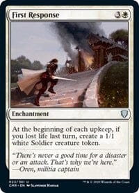 First Response [Commander Legends] MTG Single Magic: The Gathering  | Multizone: Comics And Games