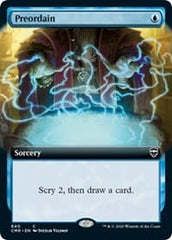 Preordain (Extended Art) [Commander Legends] MTG Single Magic: The Gathering  | Multizone: Comics And Games