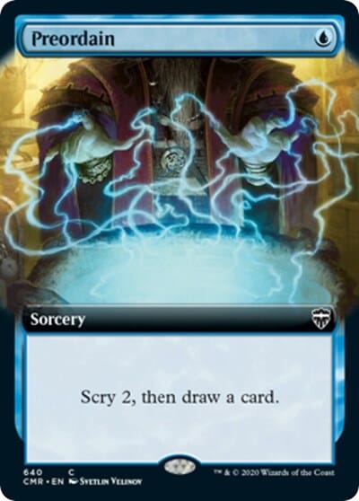 Preordain (Extended Art) [Commander Legends] MTG Single Magic: The Gathering  | Multizone: Comics And Games