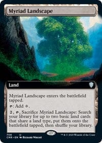 Myriad Landscape (Extended Art) [Commander Legends] MTG Single Magic: The Gathering  | Multizone: Comics And Games