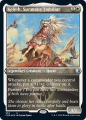Keleth, Sunmane Familiar (Foil Etched) [Commander Legends] MTG Single Magic: The Gathering  | Multizone: Comics And Games