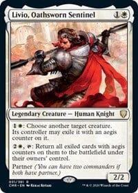 Livio, Oathsworn Sentinel [Commander Legends] MTG Single Magic: The Gathering  | Multizone: Comics And Games