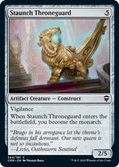 Staunch Throneguard [Commander Legends] MTG Single Magic: The Gathering  | Multizone: Comics And Games