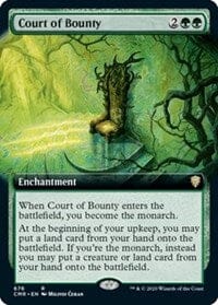 Court of Bounty (Extended Art) [Commander Legends] MTG Single Magic: The Gathering  | Multizone: Comics And Games