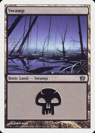 Swamp (340) [Eighth Edition] MTG Single Magic: The Gathering  | Multizone: Comics And Games