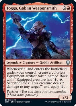 Toggo, Goblin Weaponsmith [Commander Legends] MTG Single Magic: The Gathering  | Multizone: Comics And Games