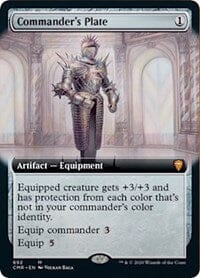 Commander's Plate (Extended Art) [Commander Legends] MTG Single Magic: The Gathering  | Multizone: Comics And Games