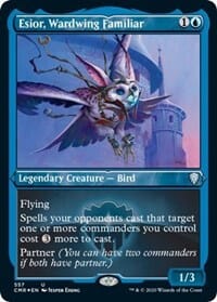 Esior Wardwing Familiar (Foil Etched) [Commander Legends] MTG Single Magic: The Gathering  | Multizone: Comics And Games