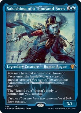 Sakashima of a Thousand Faces (Foil Etched) [Commander Legends] MTG Single Magic: The Gathering  | Multizone: Comics And Games