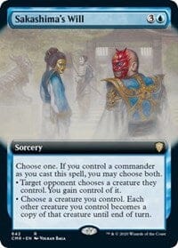 Sakashima's Will (Extended Art) [Commander Legends] MTG Single Magic: The Gathering  | Multizone: Comics And Games