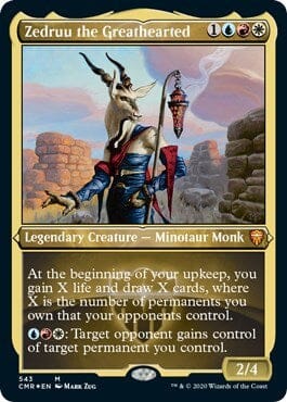 Zedruu the Greathearted (Foil Etched) [Commander Legends] MTG Single Magic: The Gathering  | Multizone: Comics And Games