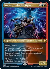 Kraum, Ludevic's Opus (Foil Etched) [Commander Legends] MTG Single Magic: The Gathering  | Multizone: Comics And Games
