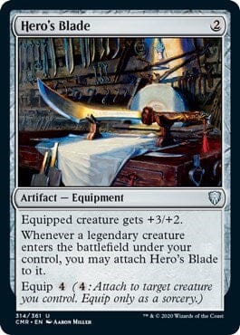 Hero's Blade [Commander Legends] MTG Single Magic: The Gathering  | Multizone: Comics And Games